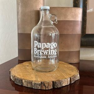 Papago Brewing Co 64 Ounce Glass Beer Growler